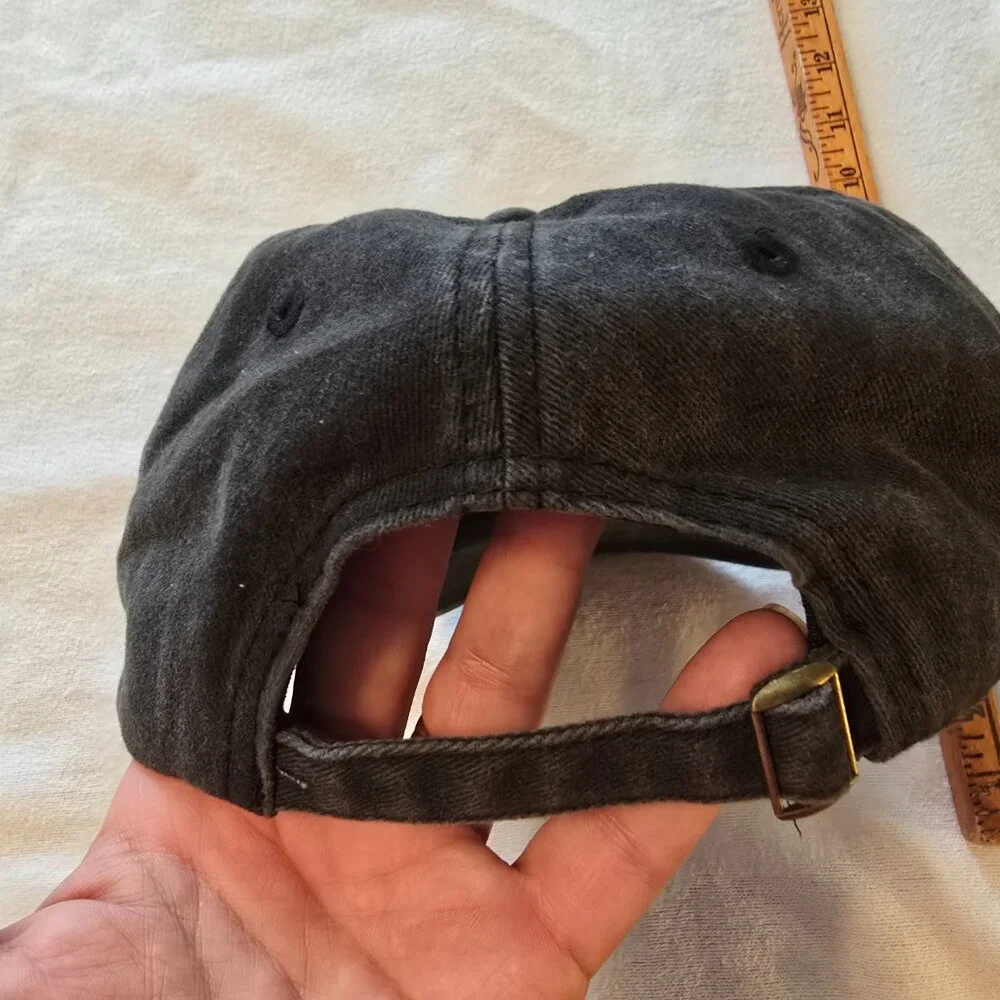 Larceny Bourbon Whisky Whisky Black Ball Cap NEW Distressed. Adjustable Ad Adver